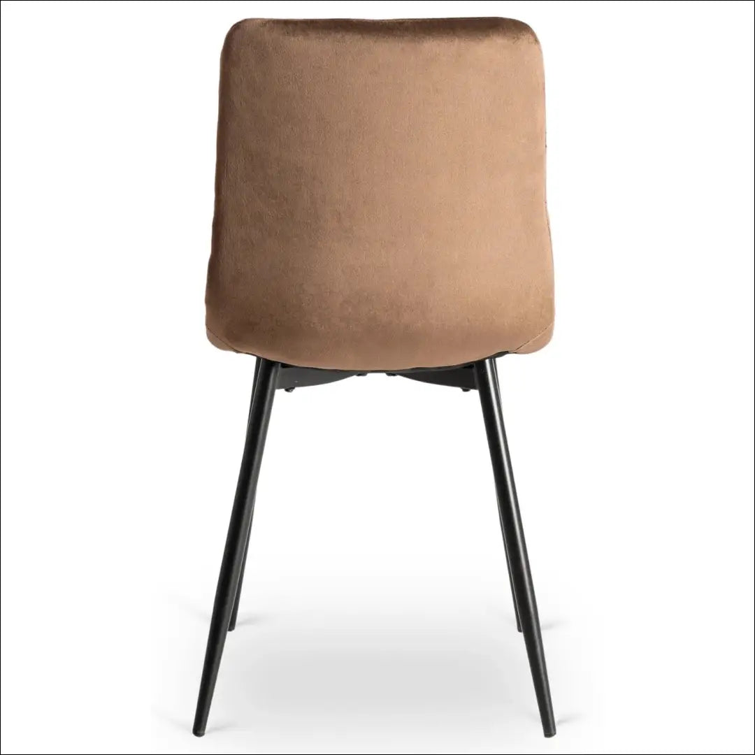 Kėdė su veliūro audiniu rudos spalvos TE421 - €35 Save 15% 25-50, __label:Pristatymas 5-14 d.d., elite, Krzesła,