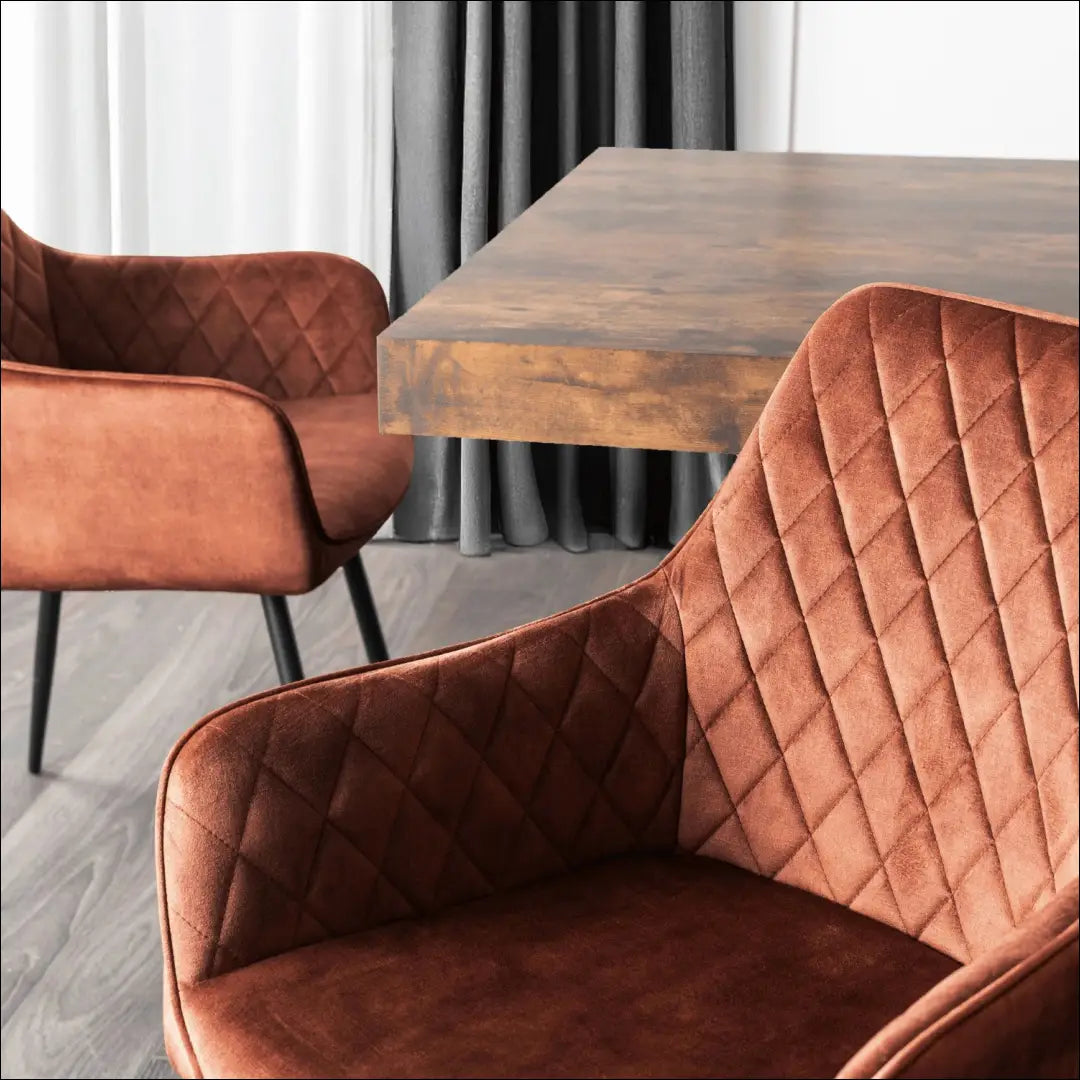 Kėdė su veliūro audiniu rusvos spalvos TE901 - €54 Save 15% 50-100, __label:Pristatymas 5-14 d.d., elite, Krzesła,