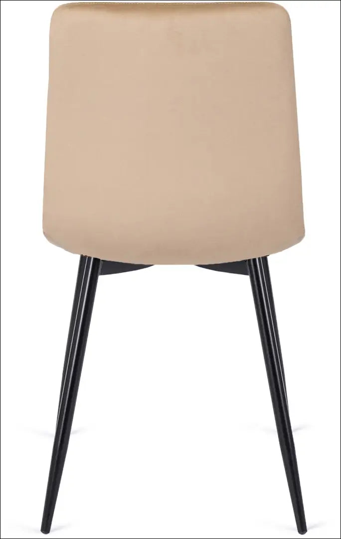 Kėdė su veliūro audiniu smėlio spalvos TE045 - €35 Save 15% 25-50, __label:Pristatymas 5-14 d.d., elite, Krzesła,