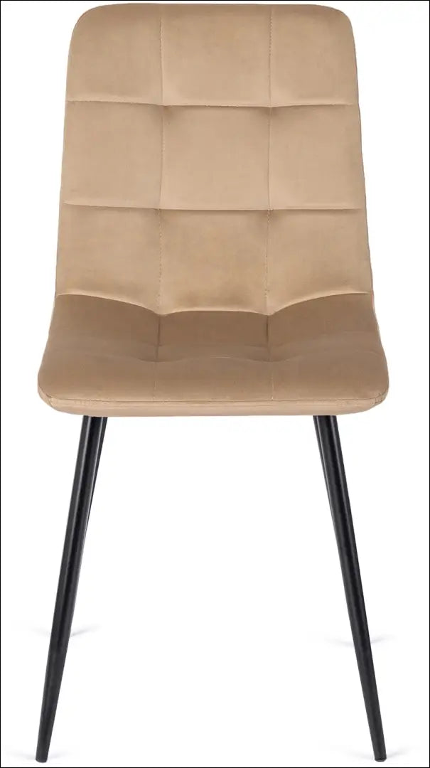 Kėdė su veliūro audiniu smėlio spalvos TE045 - €35 Save 15% 25-50, __label:Pristatymas 5-14 d.d., elite, Krzesła,