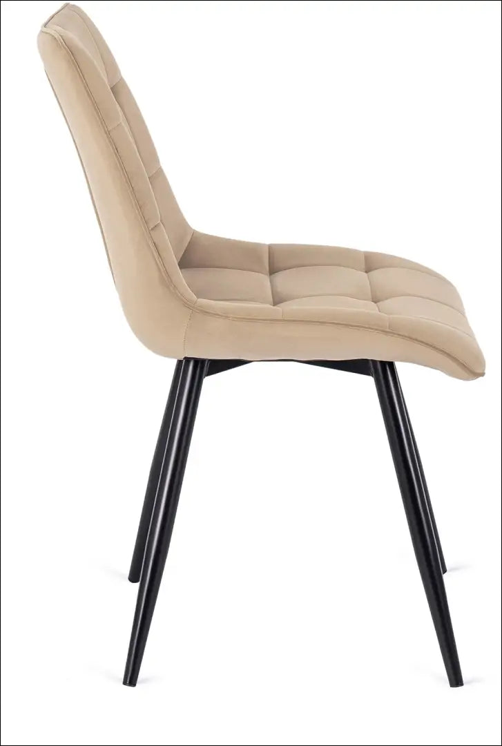 Kėdė su veliūro audiniu smėlio spalvos TE057 - €42 Save 15% 25-50, __label:Pristatymas 5-14 d.d., elite, spalva-smelio,