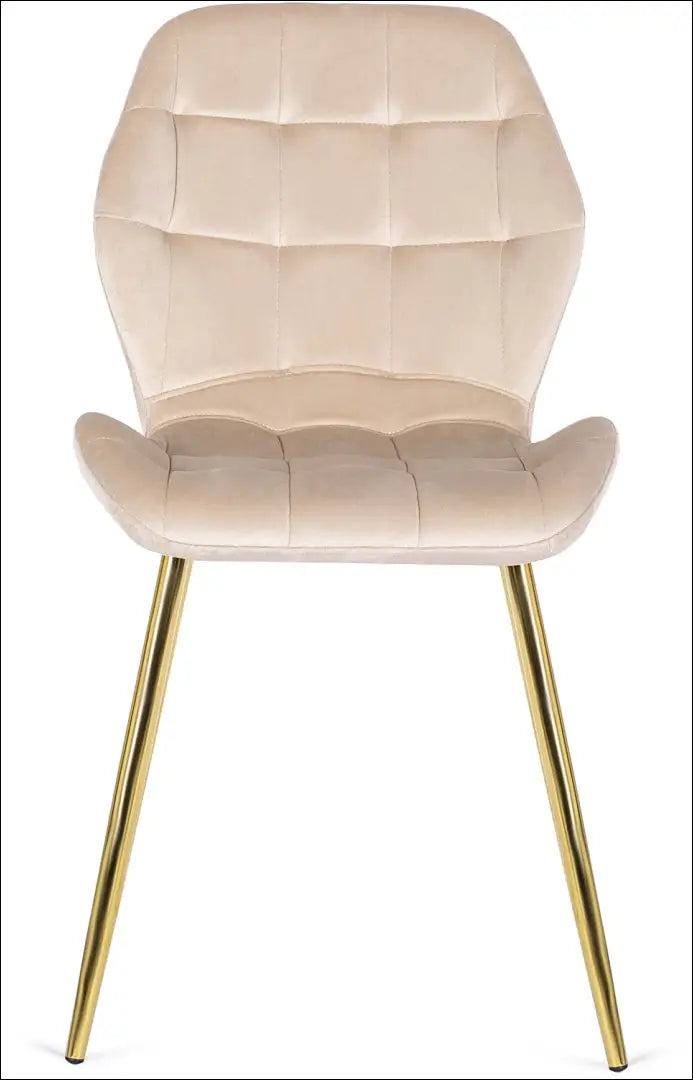 Kėdė su veliūro audiniu smėlio spalvos TE066 - €48 Save 25% 25-50, __label:Pristatymas 5-14 d.d., elite, spalva-smelio,