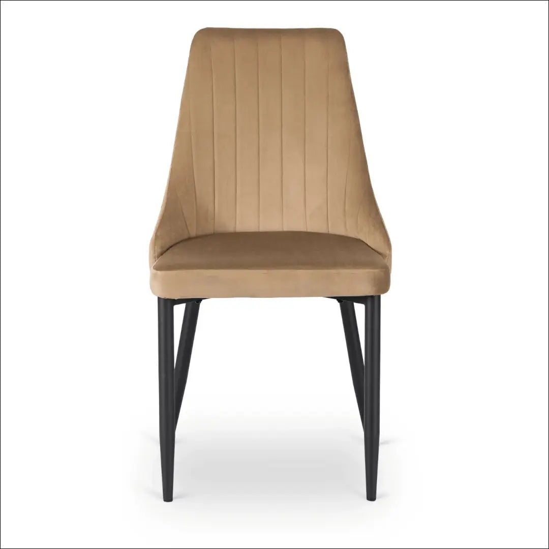 Kėdė su veliūro audiniu smėlio spalvos TE550 - €51 Save 15% 50-100, __label:Pristatymas 5-14 d.d., elite,