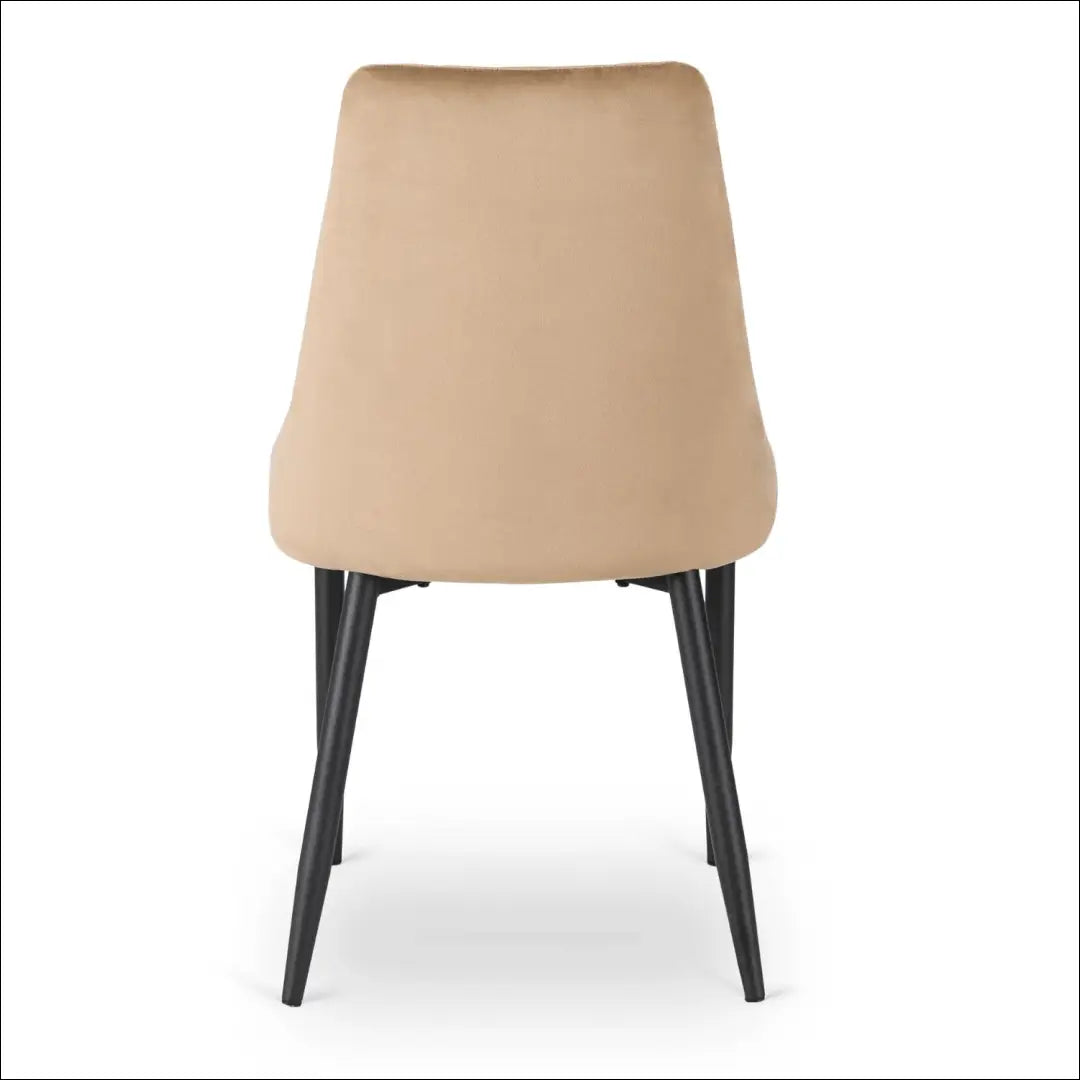 Kėdė su veliūro audiniu smėlio spalvos TE550 - €51 Save 15% 50-100, __label:Pristatymas 5-14 d.d., elite,