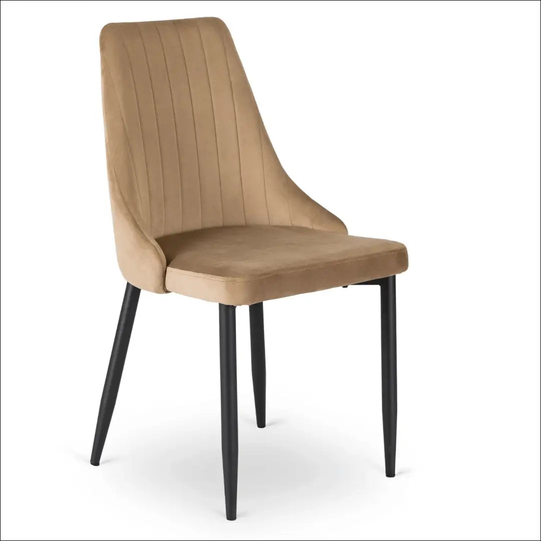 Kėdė su veliūro audiniu smėlio spalvos TE550 - €51 Save 15% 50-100, __label:Pristatymas 5-14 d.d., elite,