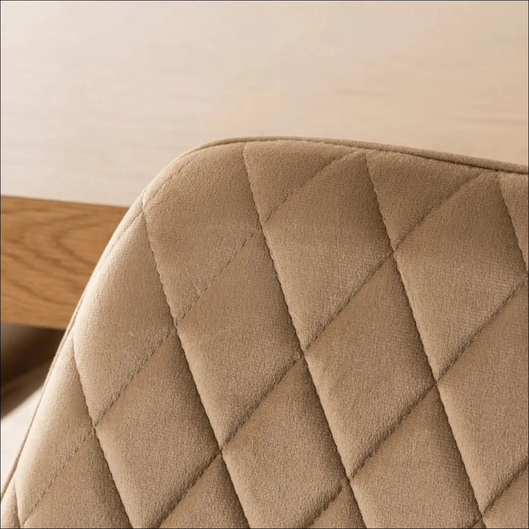 Kėdė su veliūro audiniu smėlio spalvos TE898 - €54 Save 15% 50-100, __label:Pristatymas 5-14 d.d., elite, Krzesła,