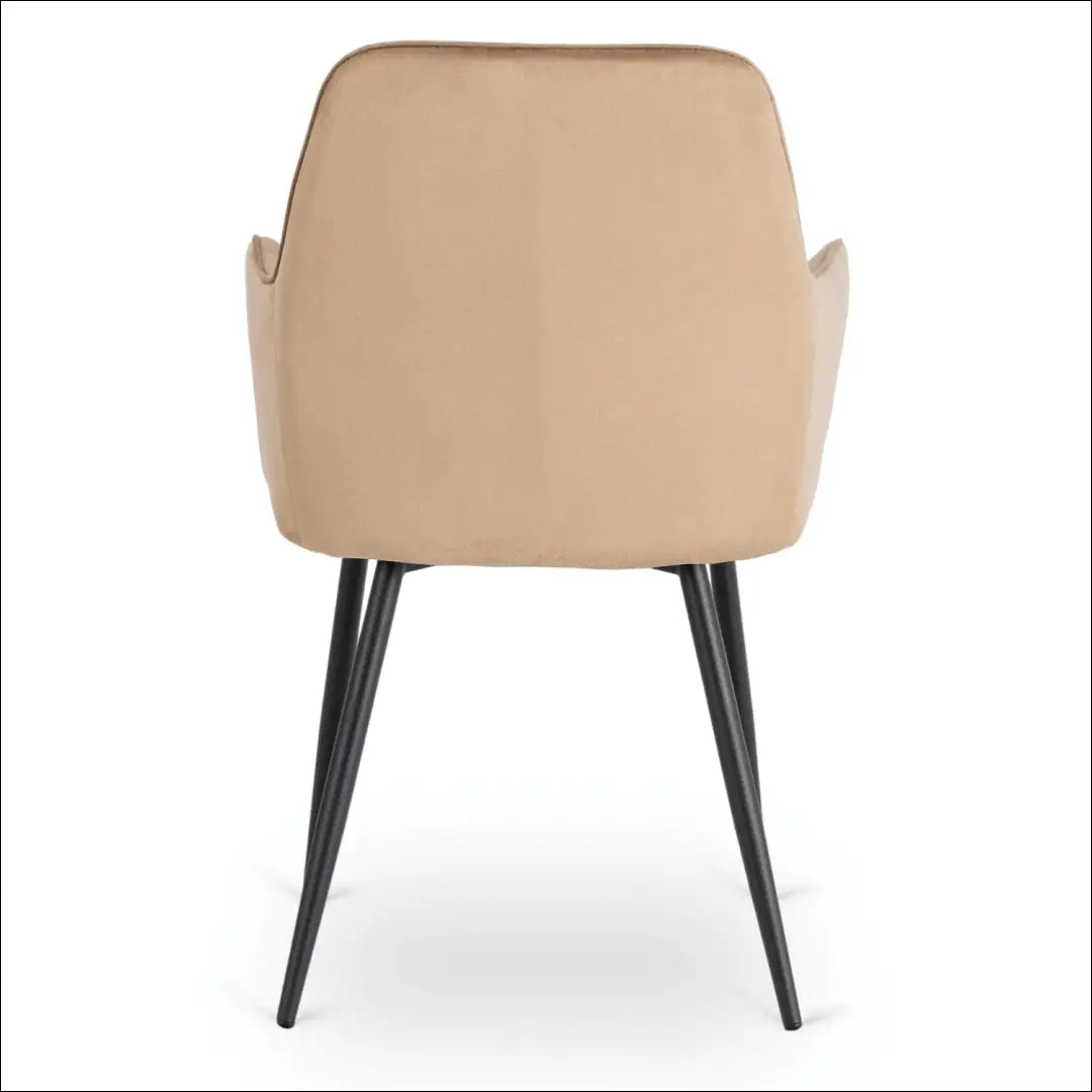 Kėdė su veliūro audiniu smėlio spalvos TE898 - €54 Save 15% 50-100, __label:Pristatymas 5-14 d.d., elite, Krzesła,