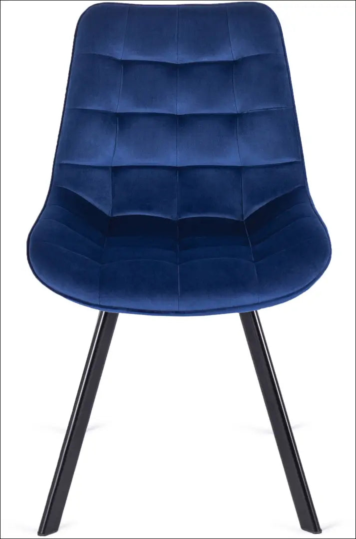Kėdė su veliūro audiniu tamsiai mėlynos spalvos TE035 - €52 Save 15% 50-100, __label:Pristatymas 5-14 d.d., elite,