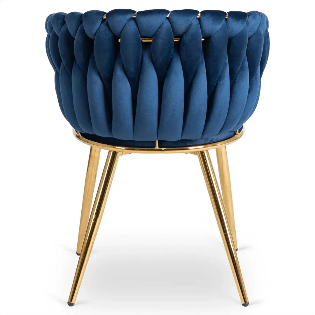 Kėdė su veliūro audiniu tamsiai mėlynos spalvos TE391 - €109 Save 15% 100-200, __label:Pristatymas 5-14 d.d., elite,