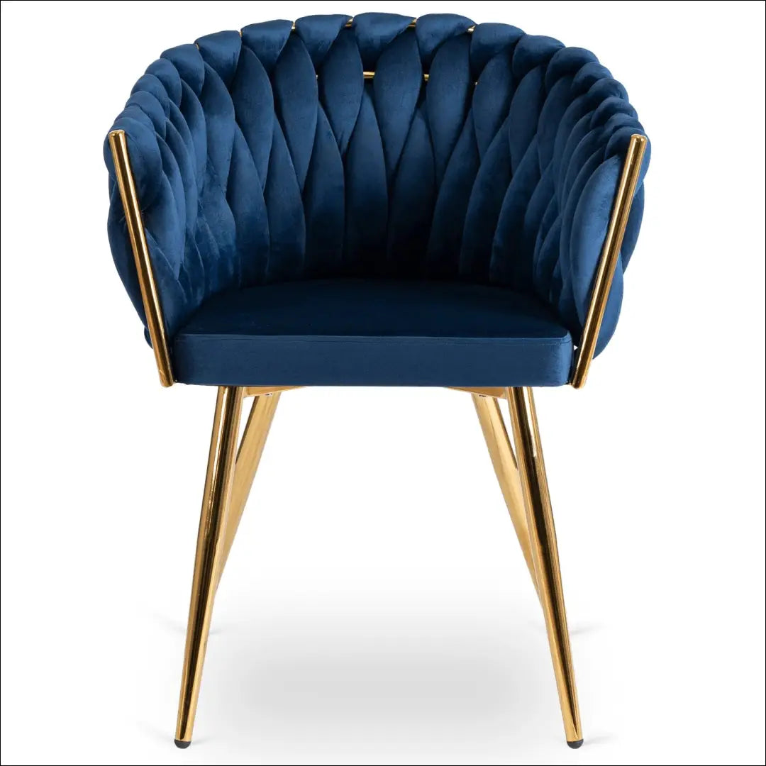 Kėdė su veliūro audiniu tamsiai mėlynos spalvos TE391 - €109 Save 15% 100-200, __label:Pristatymas 5-14 d.d., elite,