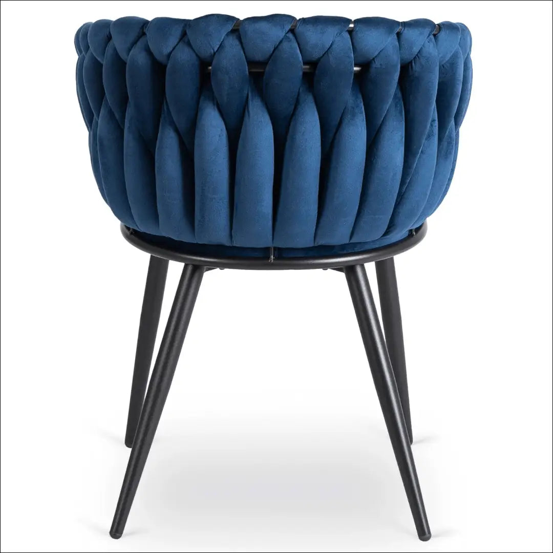 Kėdė su veliūro audiniu tamsiai mėlynos spalvos TE394 - €97 Save 15% 50-100, __label:Pristatymas 5-14 d.d., elite,