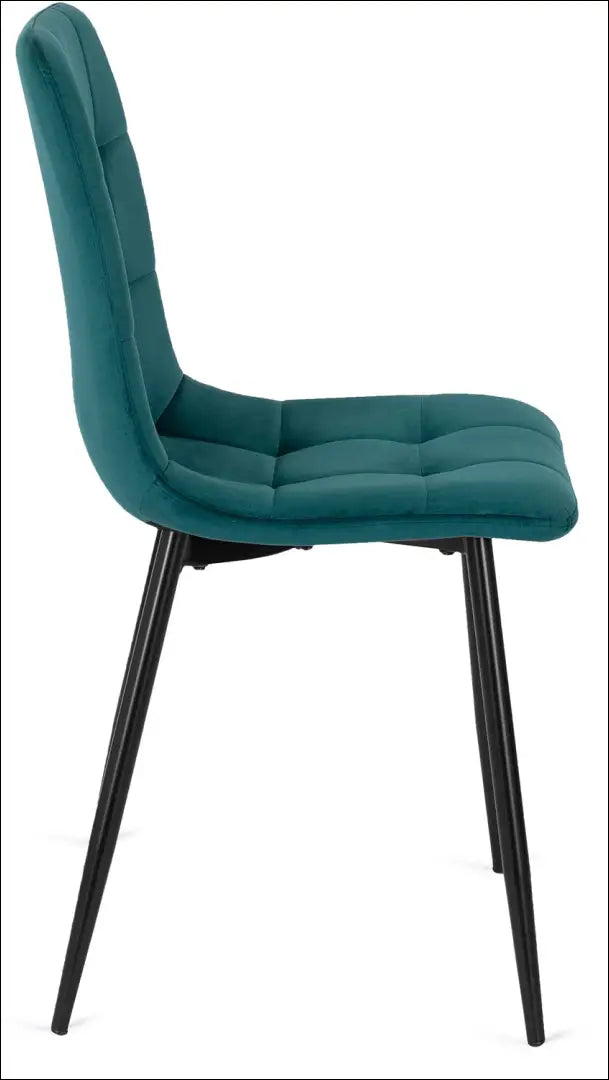 Kėdė su veliūro audiniu TE122 - €35 Save 15% 25-50, __label:Pristatymas 5-14 d.d., elite, Krzesła, spalva-turkio Turkio