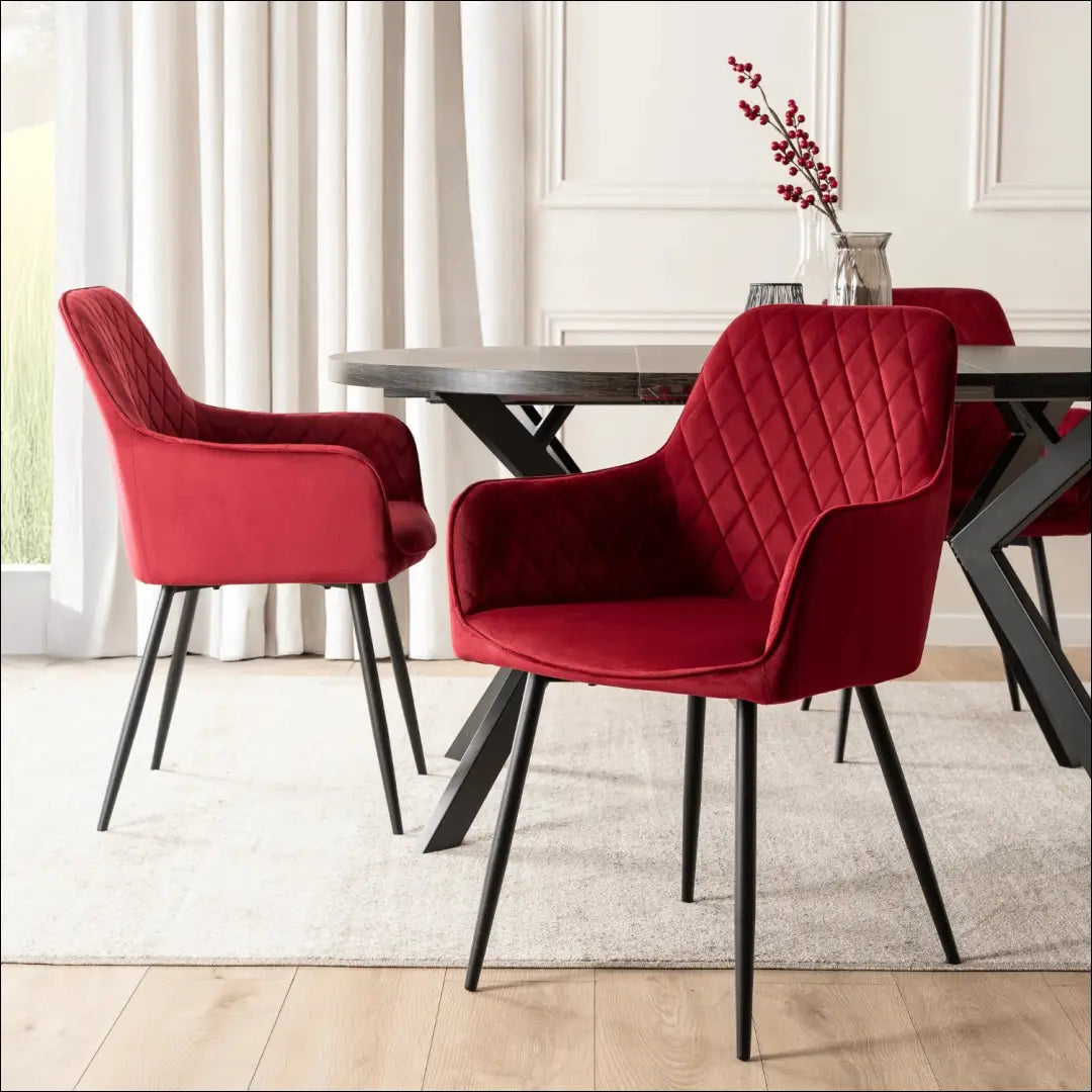 Kėdė su veliūro audiniu TE931 - €53 Save 15% 50-100, __label:Pristatymas 5-14 d.d., elite, Krzesła,