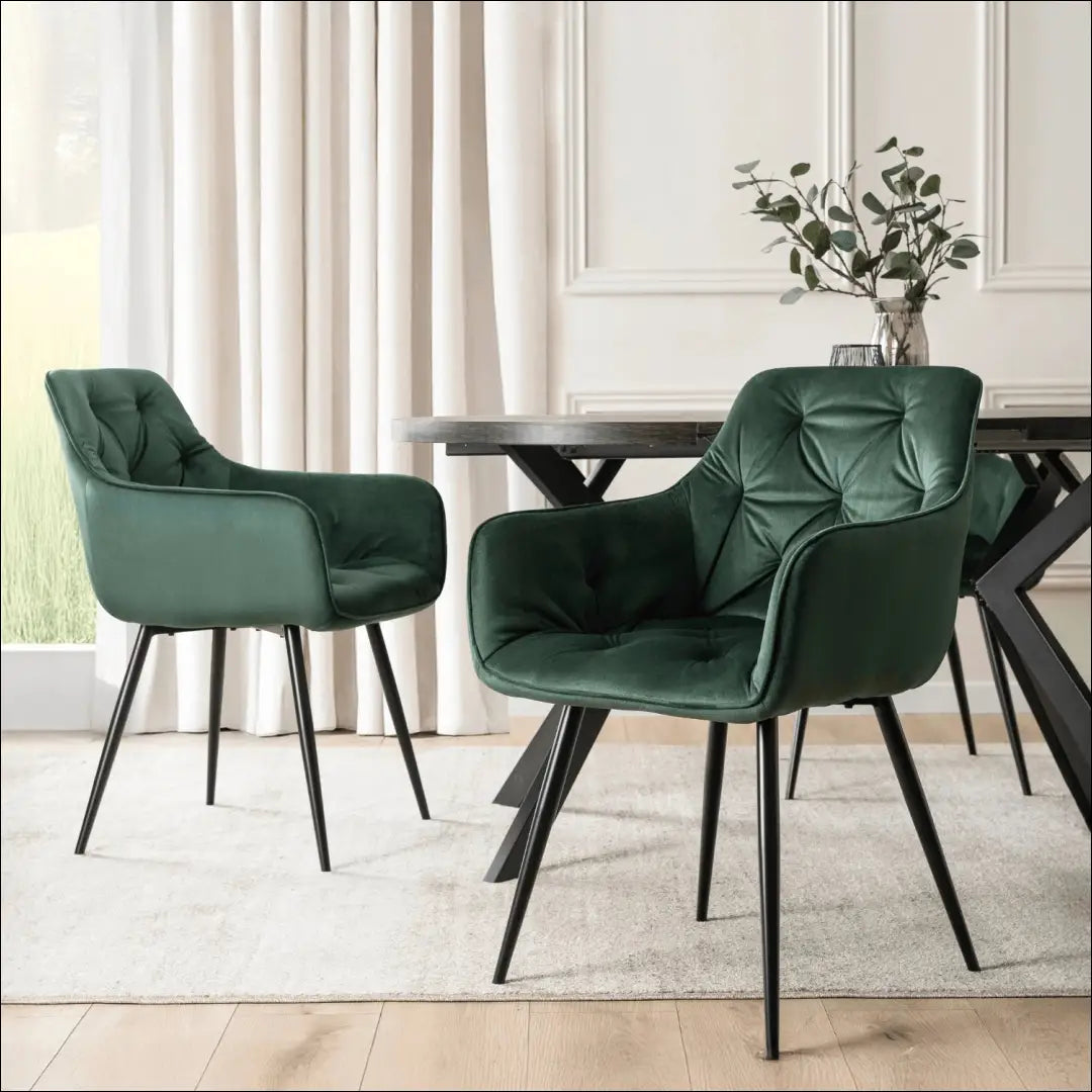 Kėdė su veliūro audiniu žalios spalvos / pilkos TE930 - €71 Save 15% 50-100, __label:Pristatymas 5-14 d.d., elite,