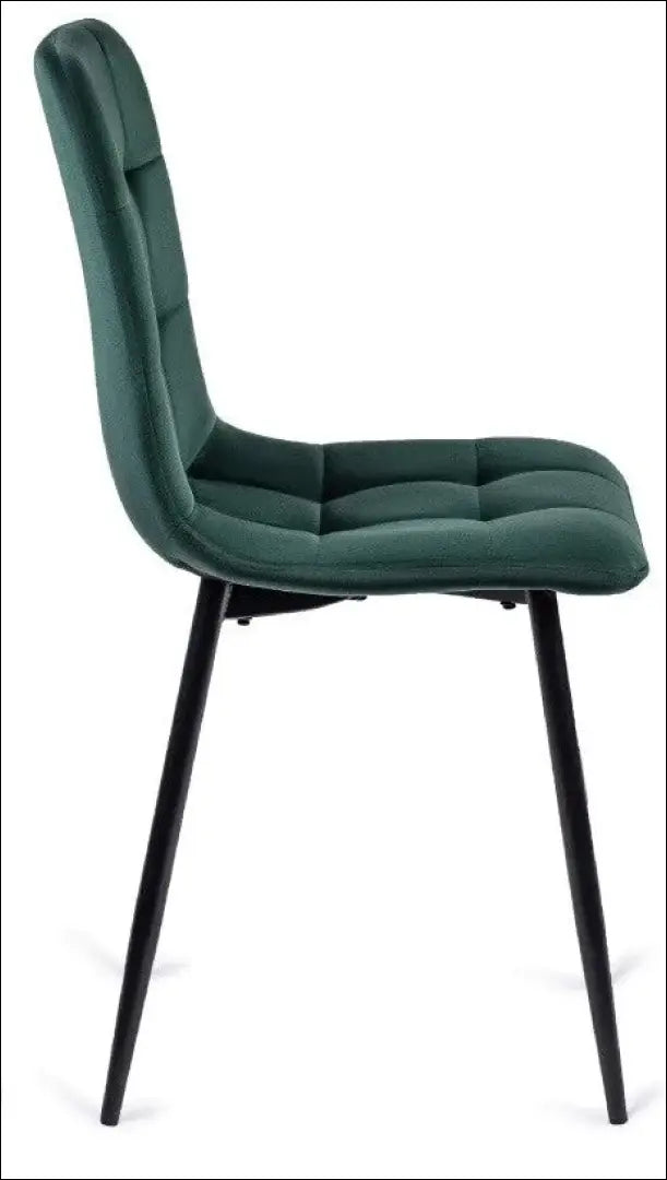 Kėdė su veliūro audiniu žalios spalvos TE016 - €34 Save 15% 25-50, __label:Pristatymas 5-14 d.d., elite, Krzesła,