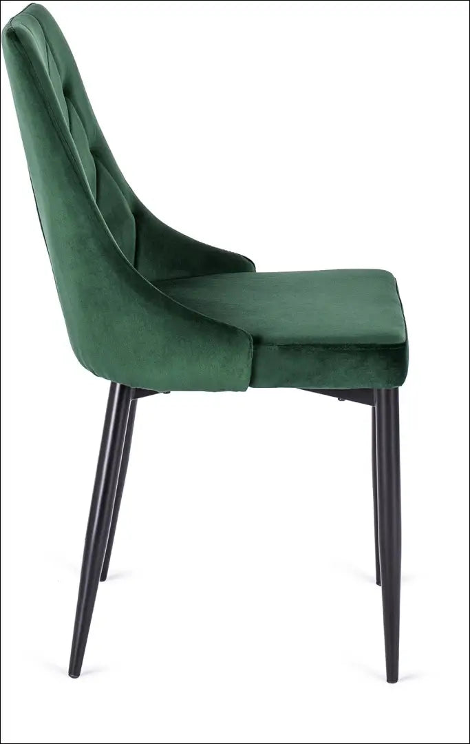 Kėdė su veliūro audiniu žalios spalvos TE028 - €48 Save 15% 25-50, __label:Pristatymas 5-14 d.d., elite, Krzesła,