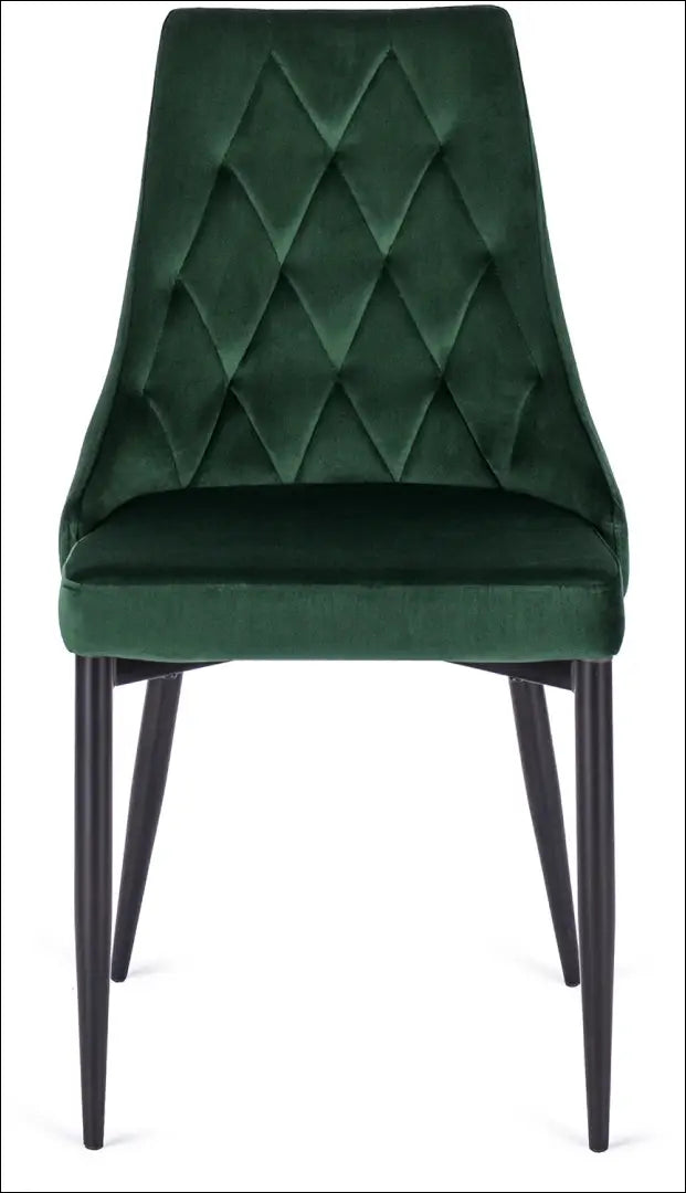 Kėdė su veliūro audiniu žalios spalvos TE028 - €48 Save 15% 25-50, __label:Pristatymas 5-14 d.d., elite, Krzesła,