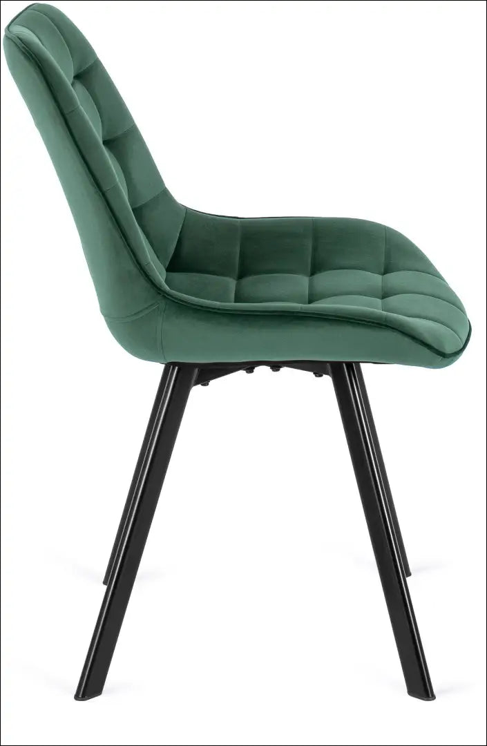 Kėdė su veliūro audiniu žalios spalvos TE034 - €52 Save 15% 50-100, __label:Pristatymas 5-14 d.d., elite, Krzesła,
