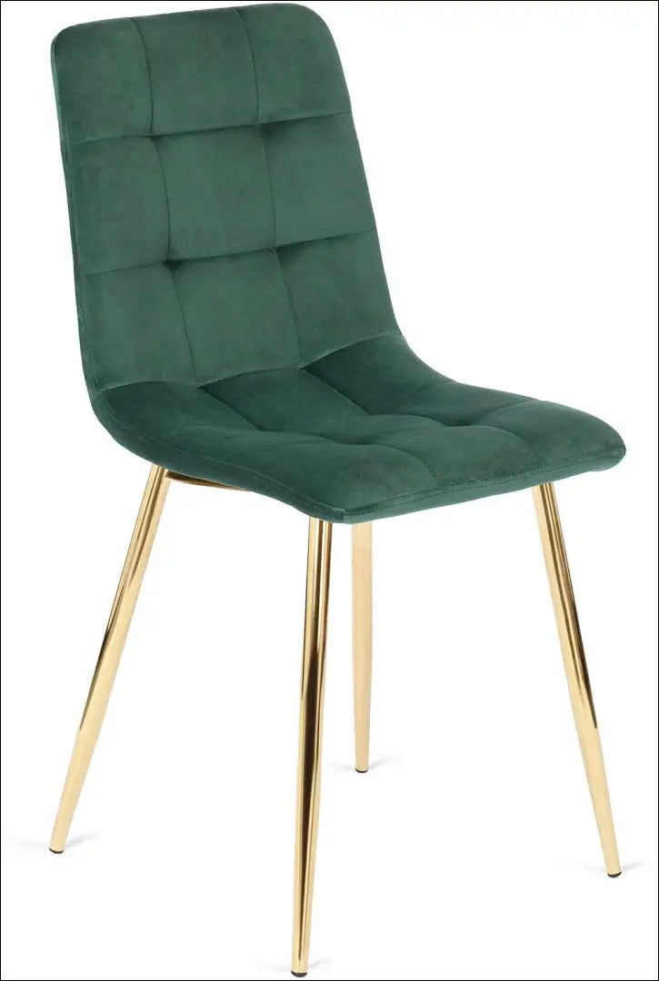 Kėdė su veliūro audiniu žalios spalvos TE110 - €43 Save 15% 25-50, __label:Pristatymas 5-14 d.d., elite, Krzesła,