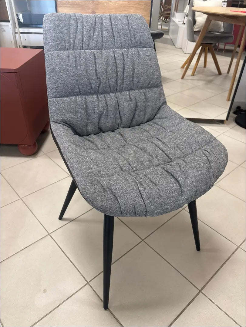 Kėdė VI1039 - €42 Save 50% 25-50, __label:Pristatymas 1-2 d.d., color-juoda, color-pilka, kedes-valgomojo €25 to €50