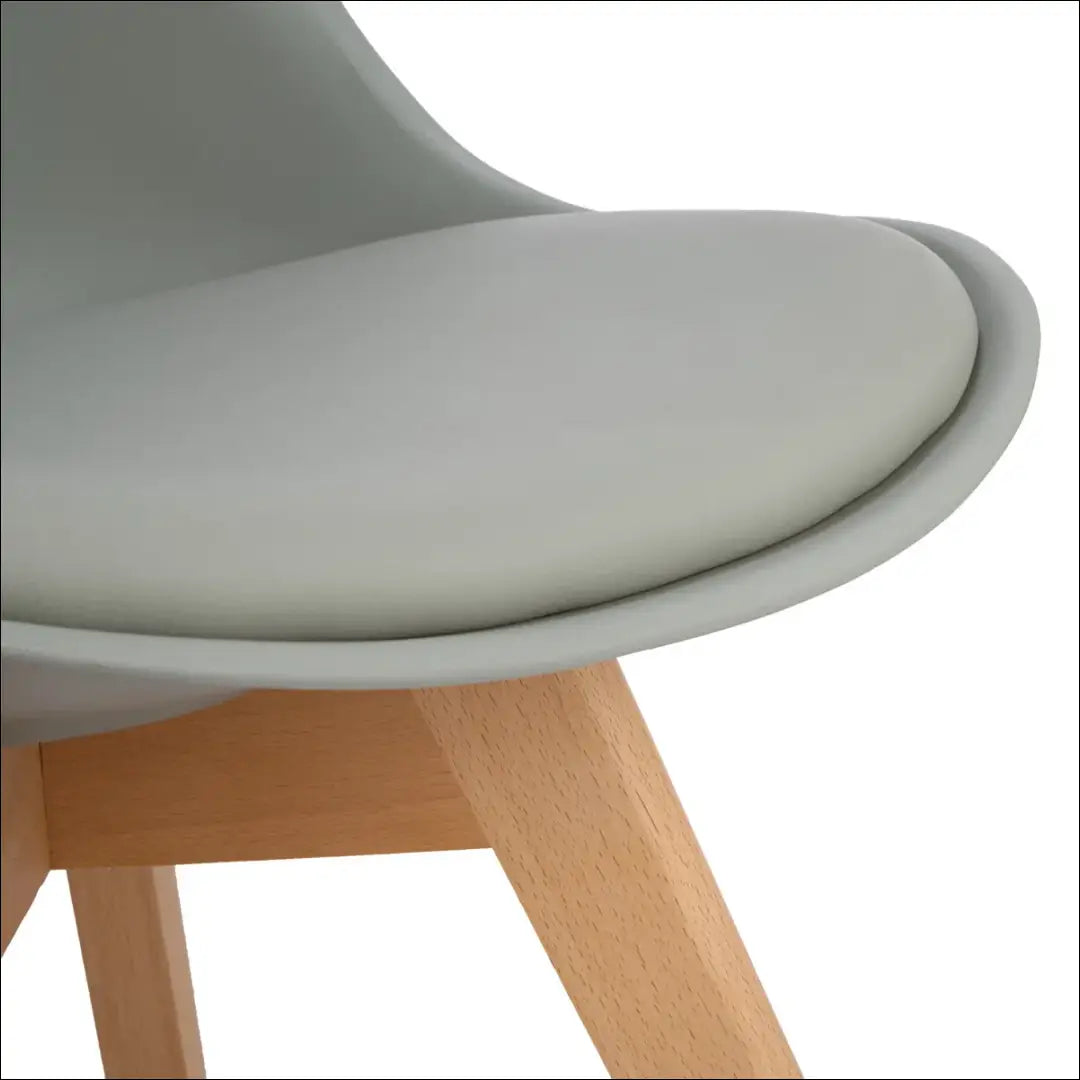 Kėdė VI1056 - €45 Save 50% 25-50, __label:Pristatymas 1-2 d.d., color-pilka, kedes-valgomojo, material-dirbtine-oda €25