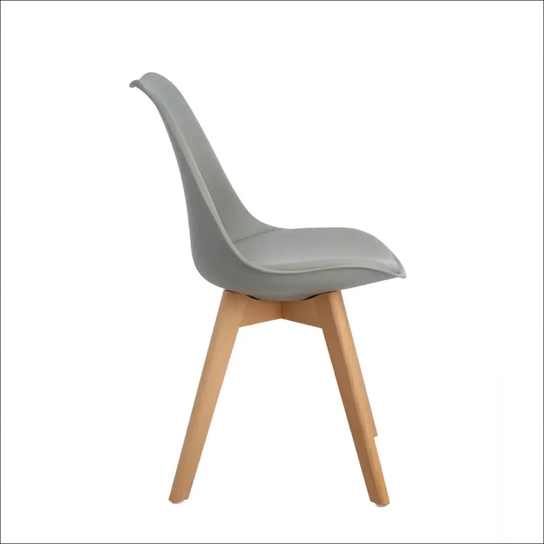 Kėdė VI1056 - €45 Save 50% 25-50, __label:Pristatymas 1-2 d.d., color-pilka, kedes-valgomojo, material-dirbtine-oda €25