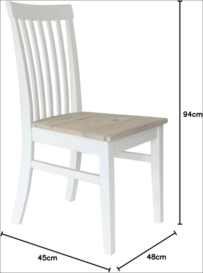 Kėdė VI1061 - €58 Save 55% 50-100, __label:Pristatymas 1-2 d.d., color-balta, color-ruda, kedes-valgomojo €50 to €100