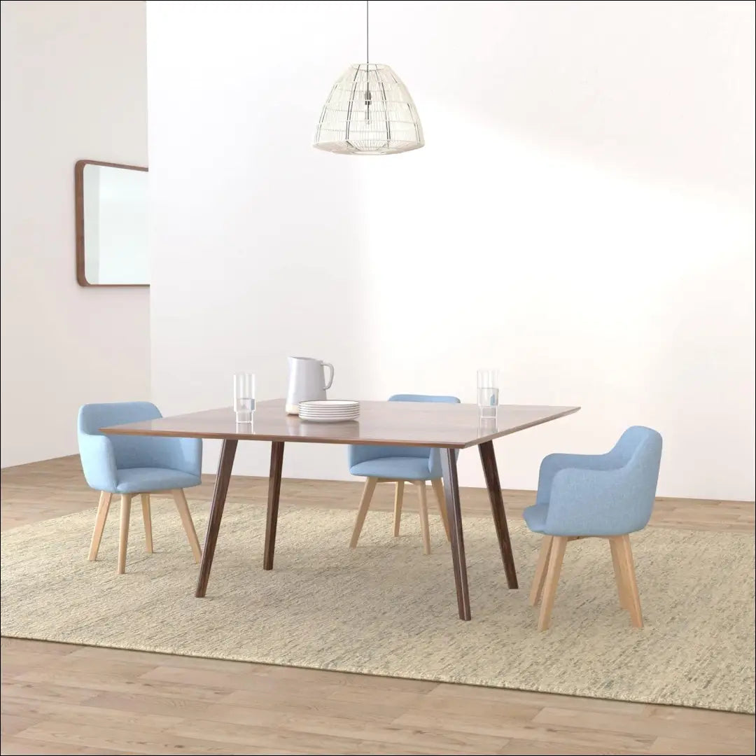 Kėdė VI1063 - €57 Save 55% 50-100, __label:Pristatymas 1-2 d.d., color-melyna, kedes-valgomojo, material-gobelenas €50