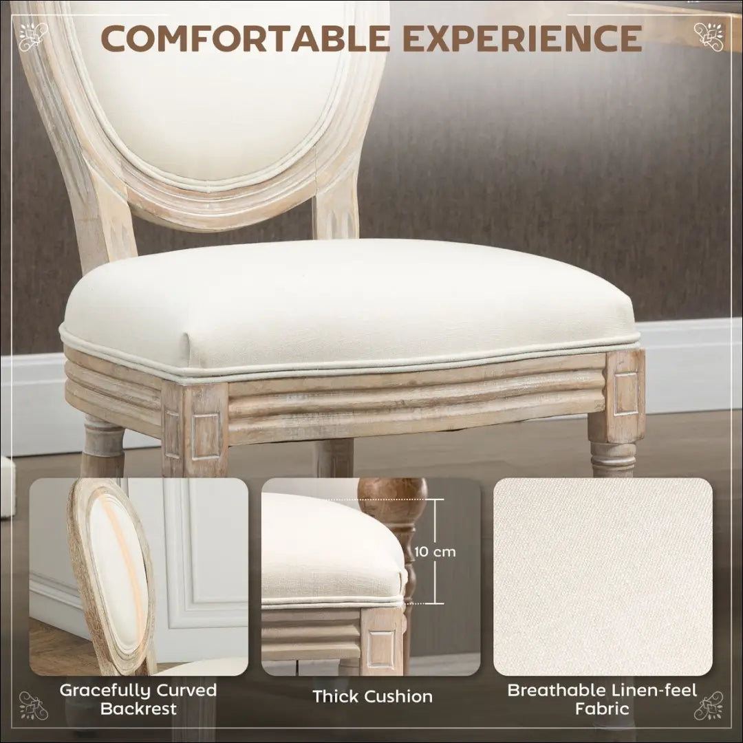 Kėdė VI1070 - €64 Save 55% 50-100, __label:Pristatymas 1-2 d.d., color-kremas, color-ruda, kedes-valgomojo €50 to €100