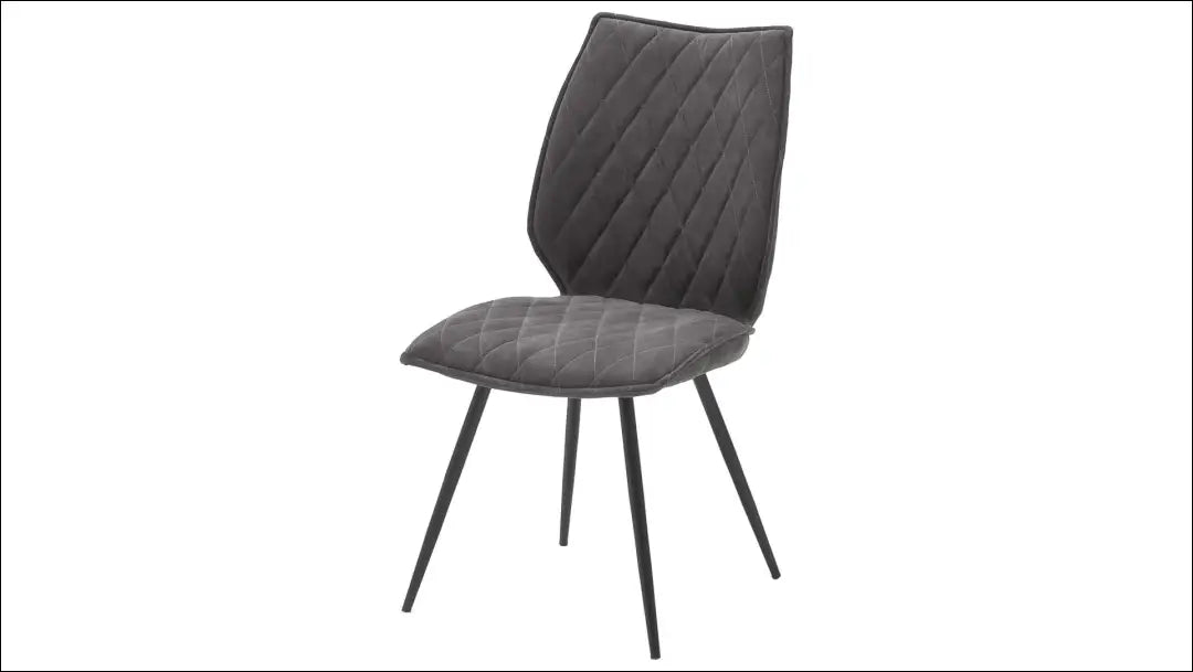 Kėdė VI1075 - €78 Save 50% 50-100, __label:Pristatymas 1-2 d.d., color-pilka, kedes-valgomojo, material-dirbtine-oda