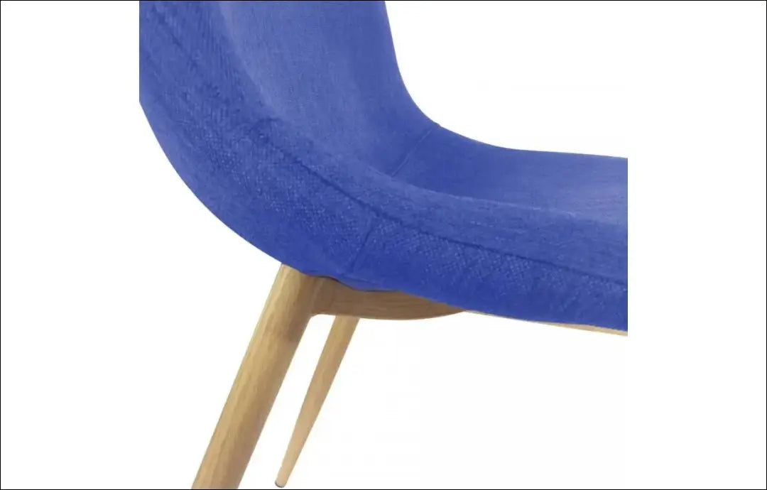 Kėdė VI1084 - €31 Save 55% 25-50, __label:Pristatymas 1-2 d.d., color-melyna, kedes-valgomojo, material-gobelenas €25