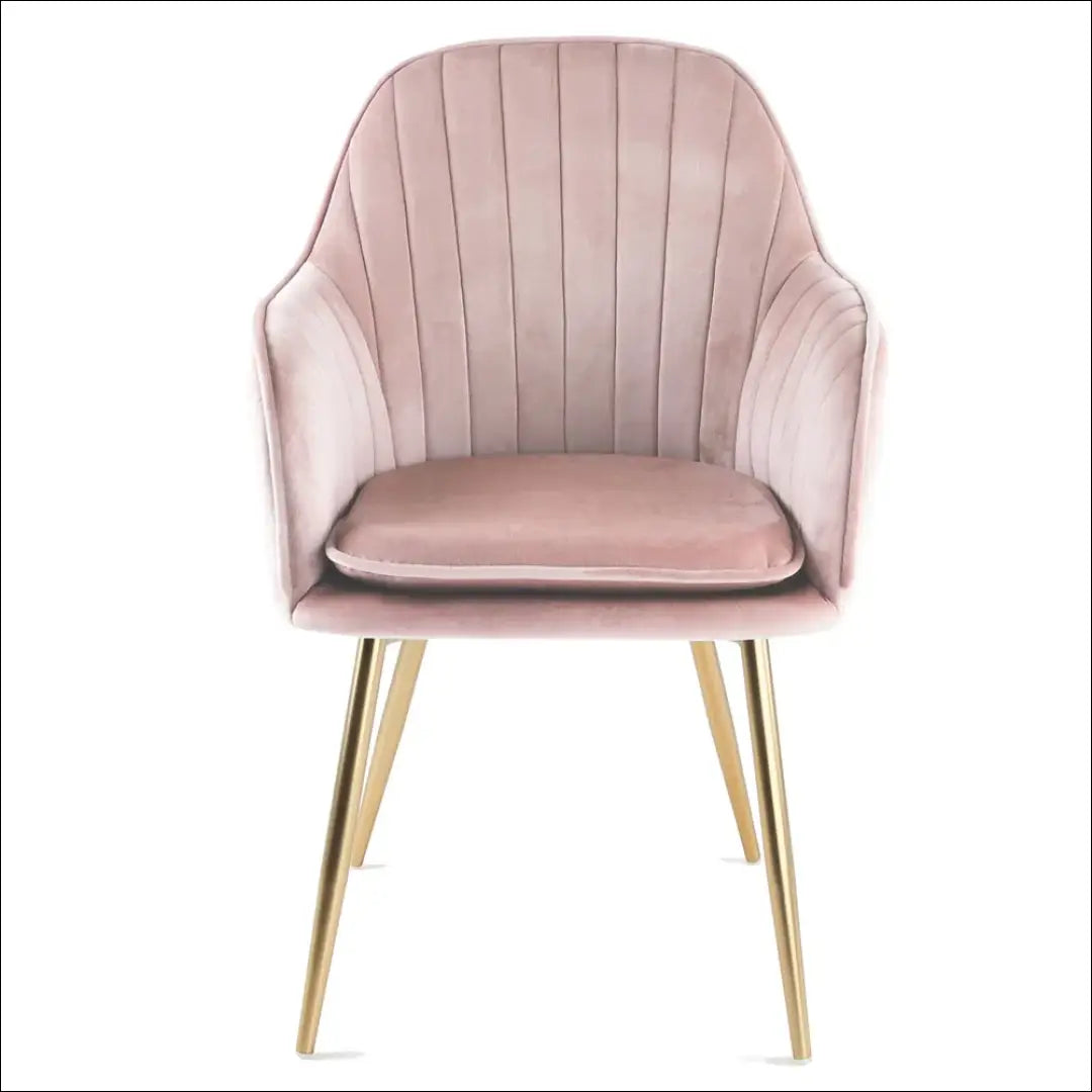 Kėdė VI1091 - €68 Save 50% 50-100, __label:Pristatymas 1-2 d.d., color-rozine, kedes-valgomojo, material-aksomas €50