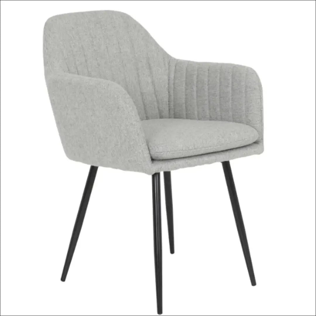 Kėdė VI1093 - €76 Save 55% 50-100, __label:Pristatymas 1-2 d.d., color-pilka, kedes-valgomojo, material-gobelenas €50