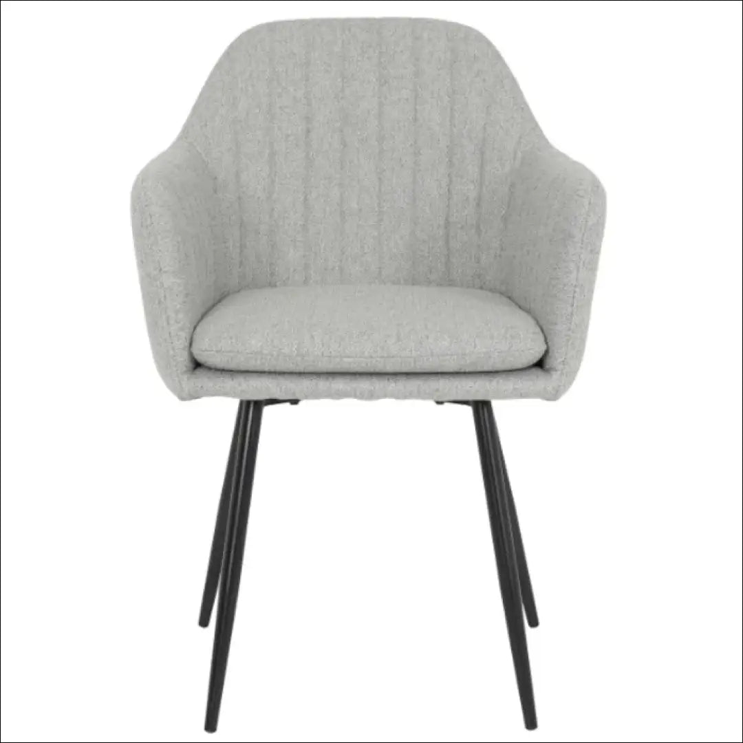 Kėdė VI1093 - €76 Save 55% 50-100, __label:Pristatymas 1-2 d.d., color-pilka, kedes-valgomojo, material-gobelenas €50