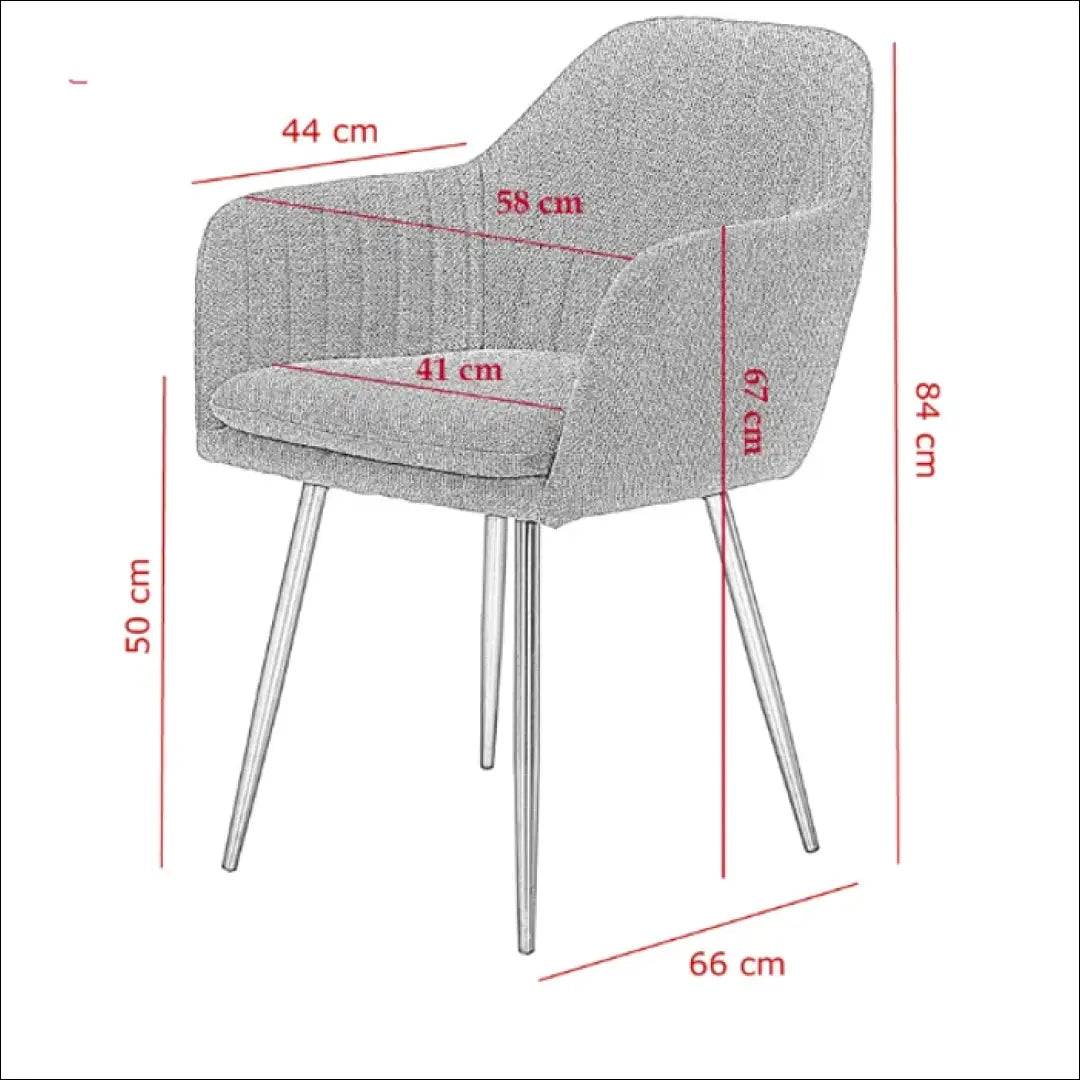 Kėdė VI1093 - €76 Save 55% 50-100, __label:Pristatymas 1-2 d.d., color-pilka, kedes-valgomojo, material-gobelenas €50
