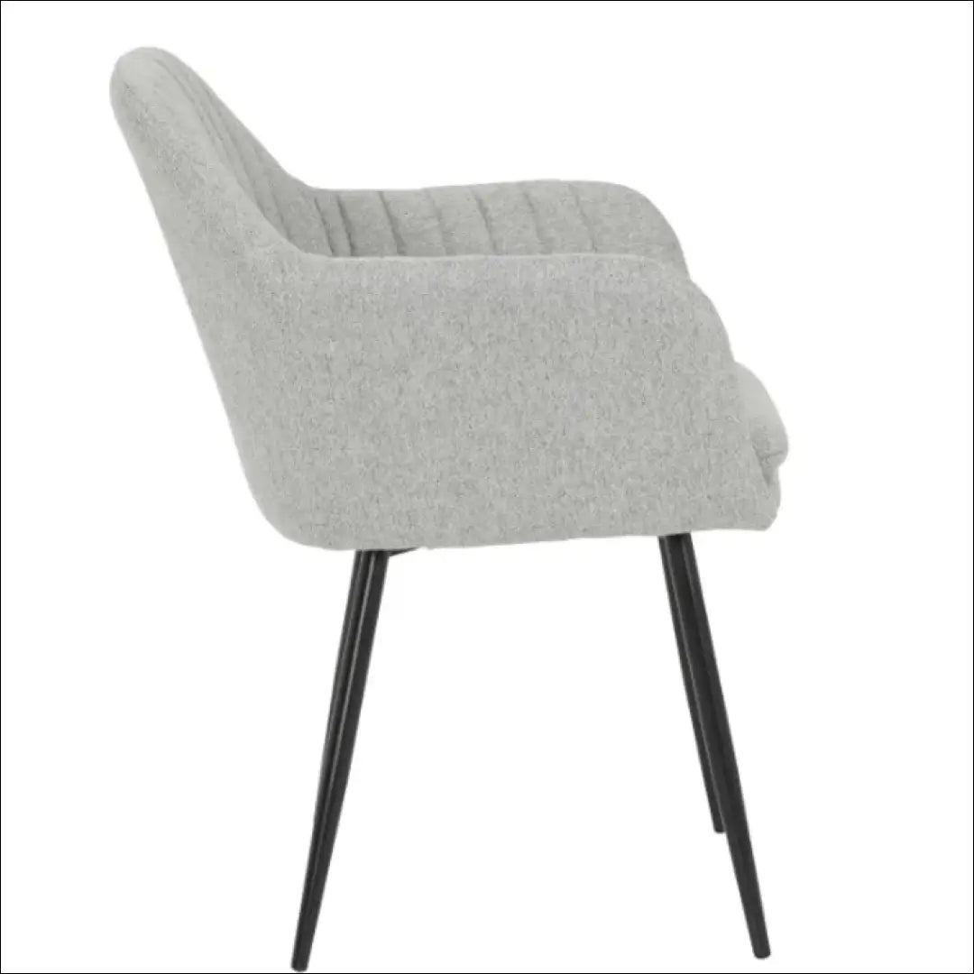 Kėdė VI1093 - €76 Save 55% 50-100, __label:Pristatymas 1-2 d.d., color-pilka, kedes-valgomojo, material-gobelenas €50