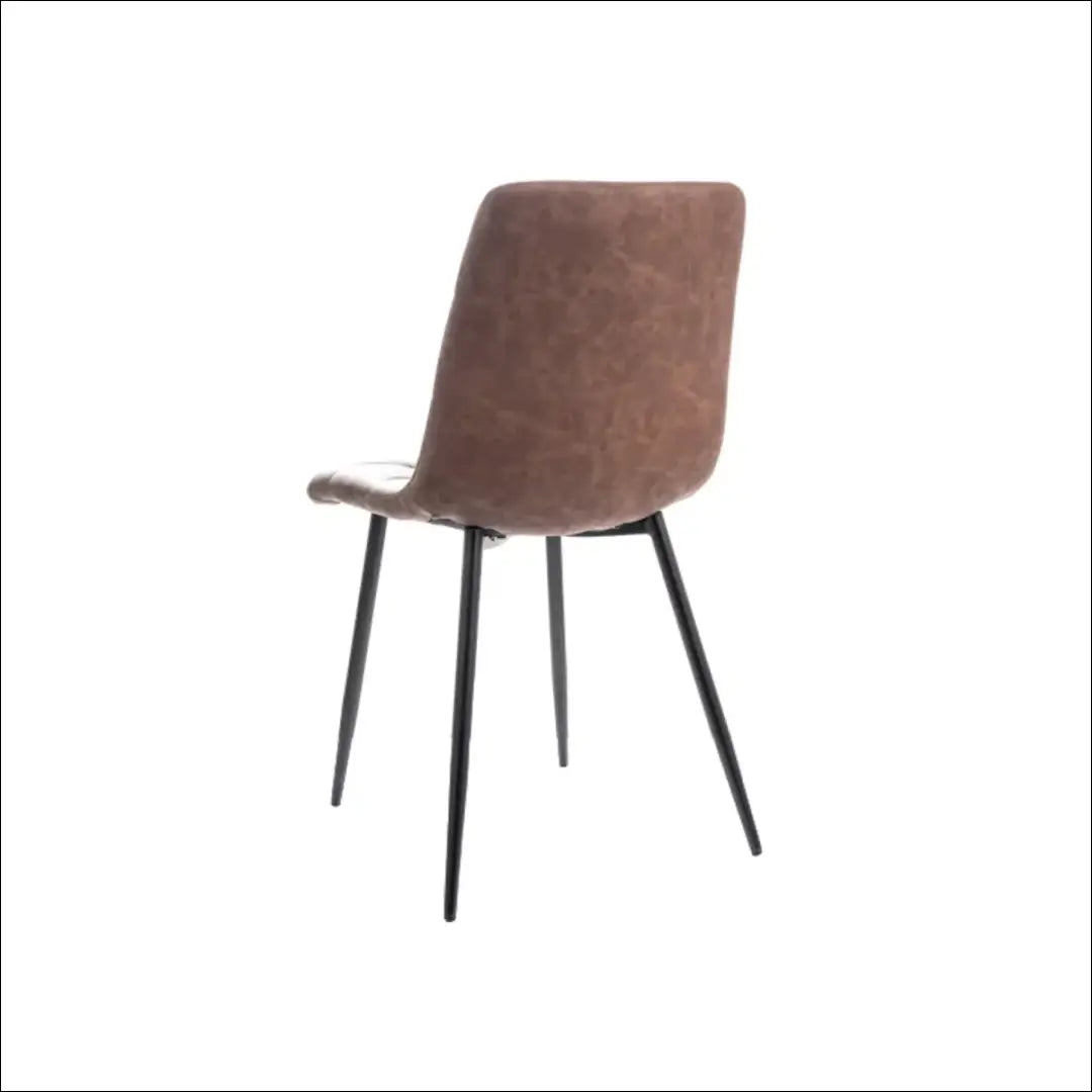 Kėdė VI1094 - €43 Save 55% 25-50, __label:Pristatymas 1-2 d.d., color-ruda, kedes-valgomojo, material-dirbtine-oda €25