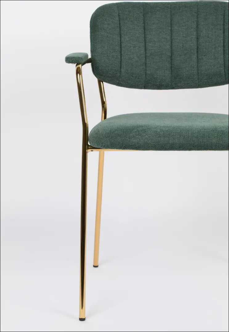 Kėdė VI1104 - €84 Save 50% 50-100, __label:Pristatymas 1-2 d.d., color-auksine, color-zalia, kedes-valgomojo €50