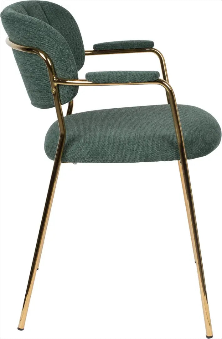 Kėdė VI1104 - €84 Save 50% 50-100, __label:Pristatymas 1-2 d.d., color-auksine, color-zalia, kedes-valgomojo €50