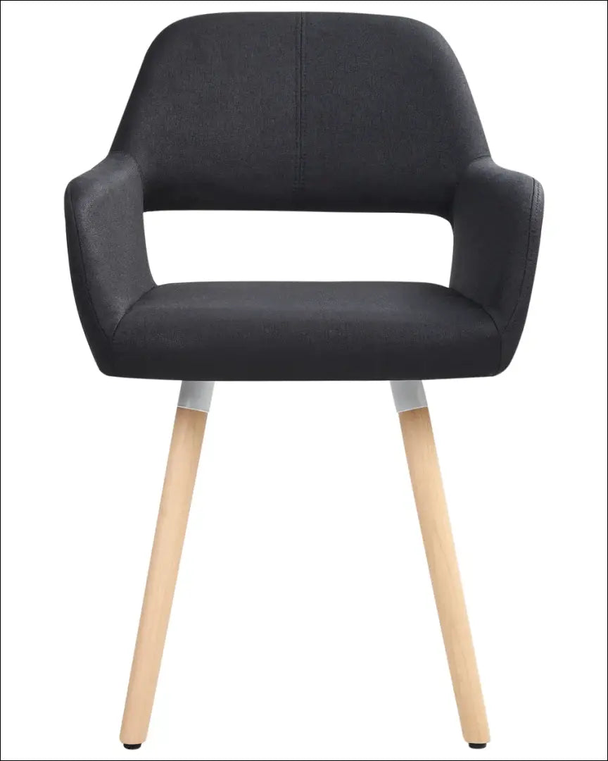 Kėdė VI1112 - €69 Save 50% 50-100, __label:Pristatymas 1-2 d.d., color-juoda, kedes-valgomojo, material-gobelenas €50