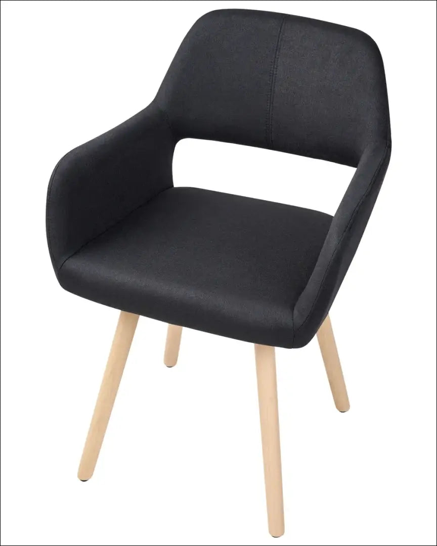 Kėdė VI1112 - €69 Save 50% 50-100, __label:Pristatymas 1-2 d.d., color-juoda, kedes-valgomojo, material-gobelenas €50