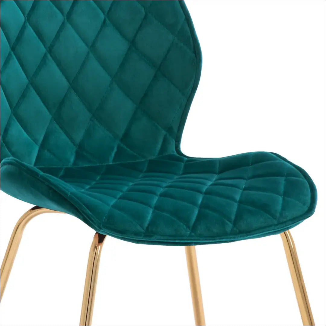 Kėdė VI1122 - €68 Save 50% 50-100, __label:Pristatymas 1-2 d.d., color-turkis, kedes-valgomojo, material-aksomas €50