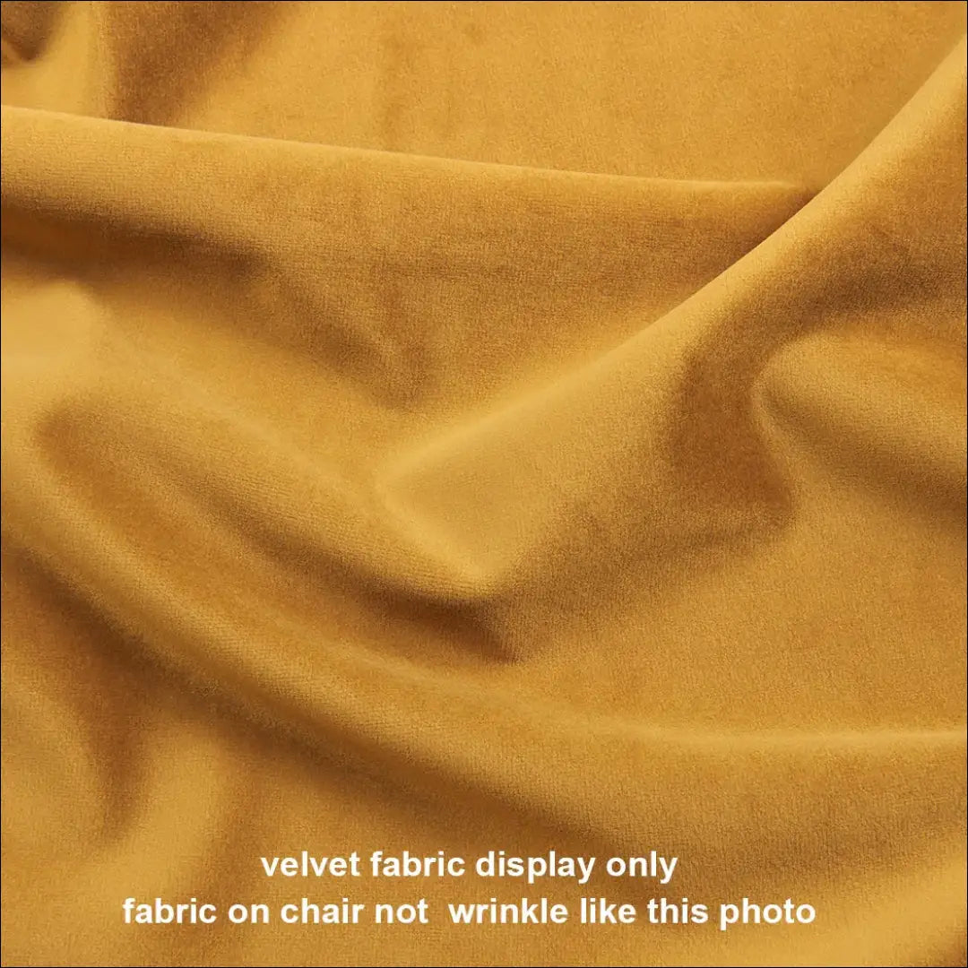 Kėdė VI1141 - €57 Save 50% 50-100, __label:Pristatymas 1-2 d.d., color-geltona, kedes-valgomojo, material-aksomas €50