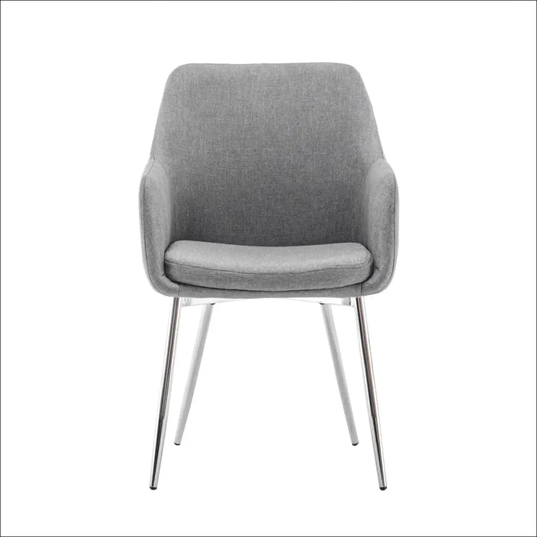 Kėdė VI1148 - €49 Save 50% 25-50, __label:Pristatymas 1-2 d.d., color-pilka, kedes-valgomojo, material-gobelenas €25