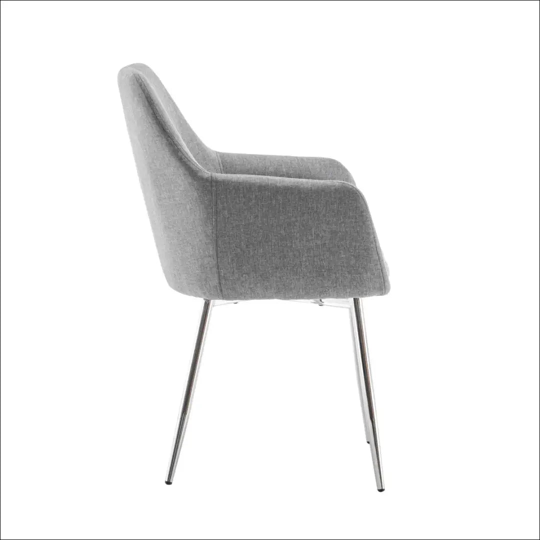 Kėdė VI1148 - €49 Save 50% 25-50, __label:Pristatymas 1-2 d.d., color-pilka, kedes-valgomojo, material-gobelenas €25