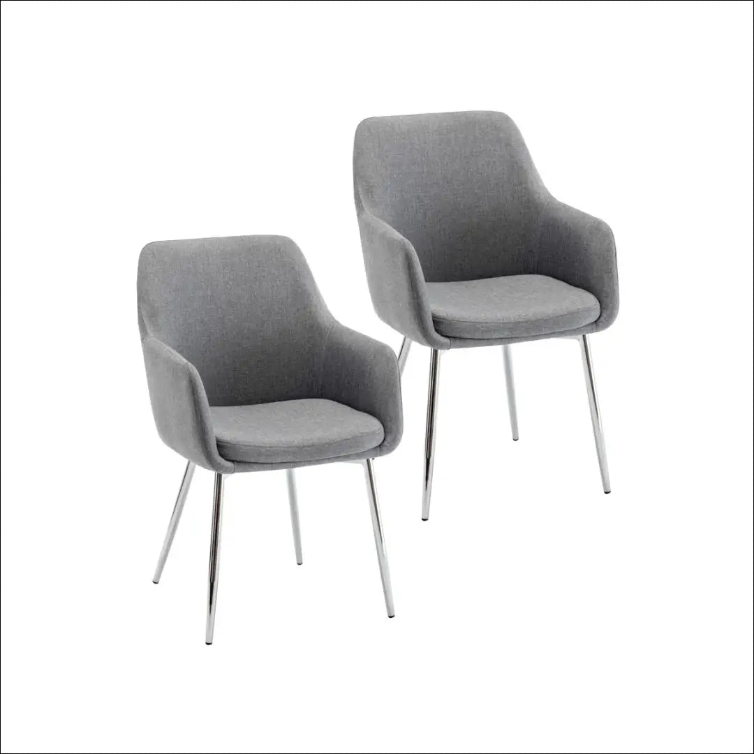 Kėdė VI1148 - €49 Save 50% 25-50, __label:Pristatymas 1-2 d.d., color-pilka, kedes-valgomojo, material-gobelenas €25