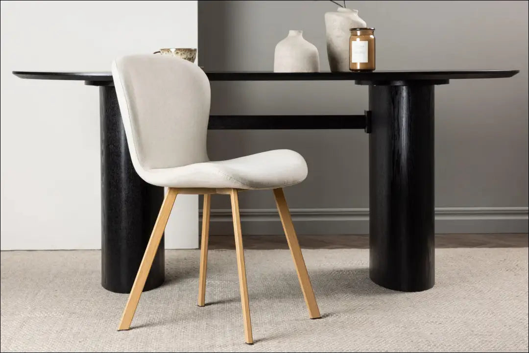 Kėdė VI1151 - €43 Save 50% 25-50, __label:Pristatymas 1-2 d.d., color-kremas, kedes-valgomojo, material-gobelenas €25