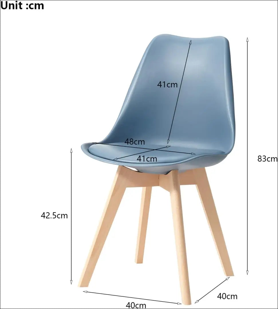 Kėdė VI1156 - €48 Save 50% 25-50, __label:Pristatymas 1-2 d.d., color-melyna, kedes-valgomojo, material-dirbtine-oda