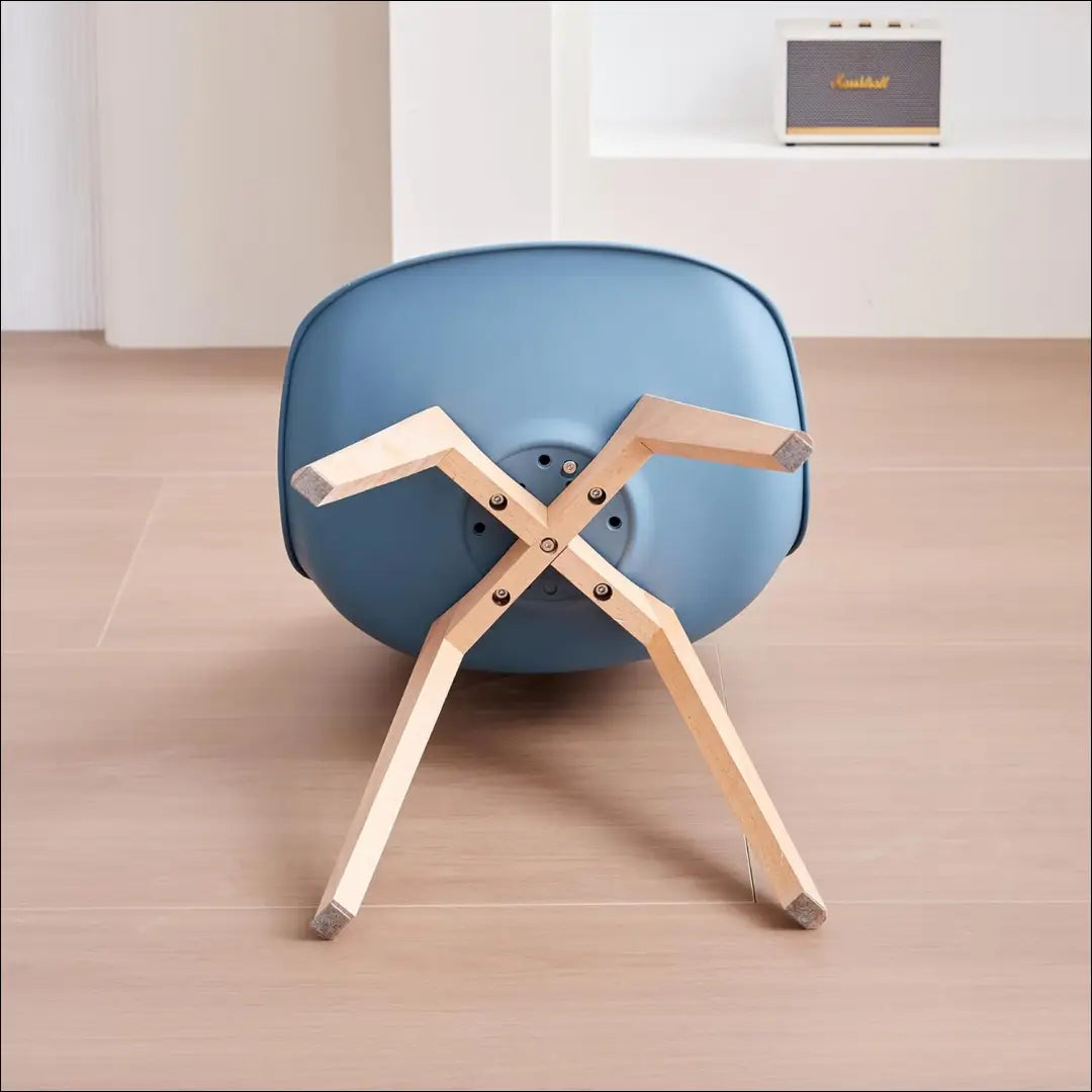 Kėdė VI1156 - €48 Save 50% 25-50, __label:Pristatymas 1-2 d.d., color-melyna, kedes-valgomojo, material-dirbtine-oda