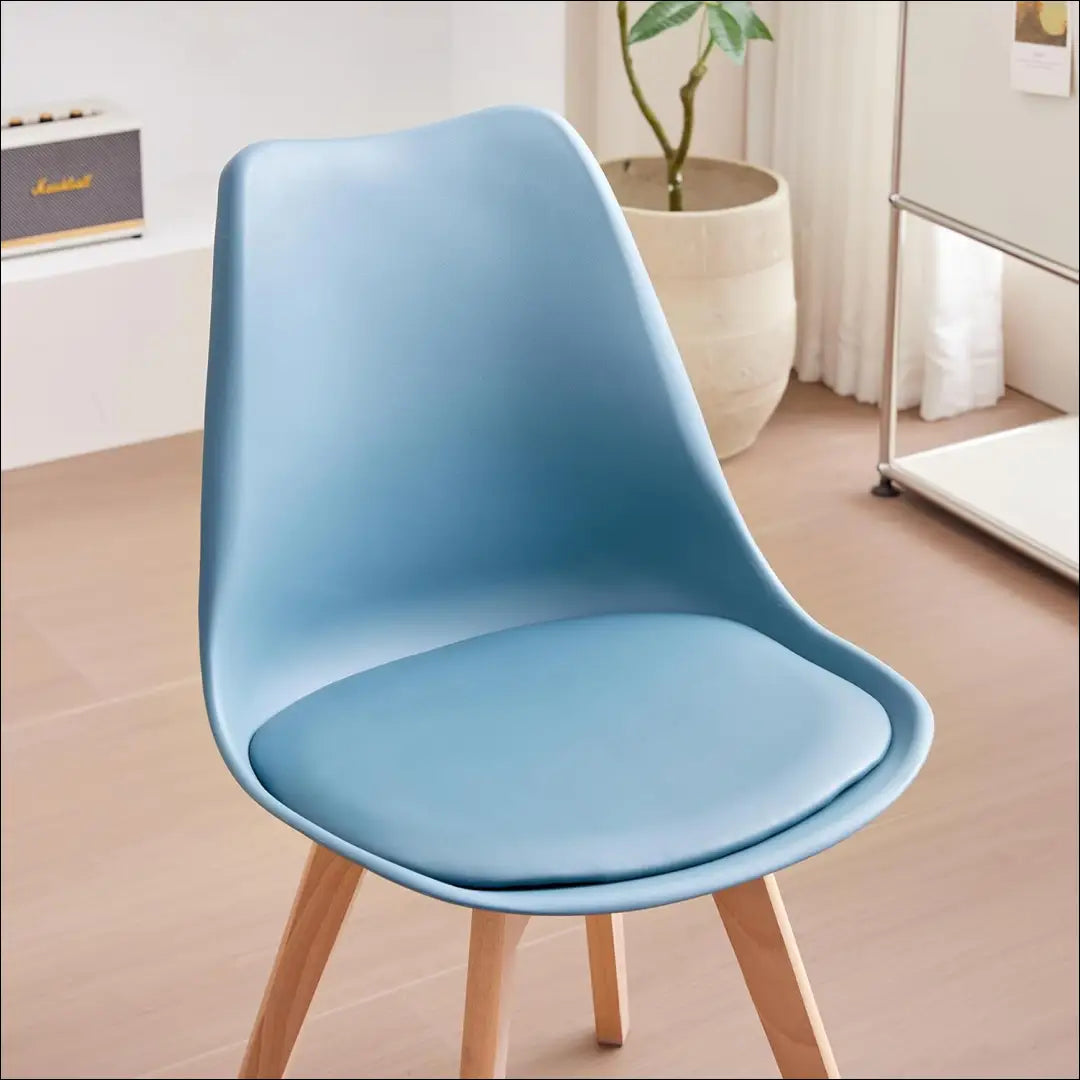 Kėdė VI1156 - €48 Save 50% 25-50, __label:Pristatymas 1-2 d.d., color-melyna, kedes-valgomojo, material-dirbtine-oda